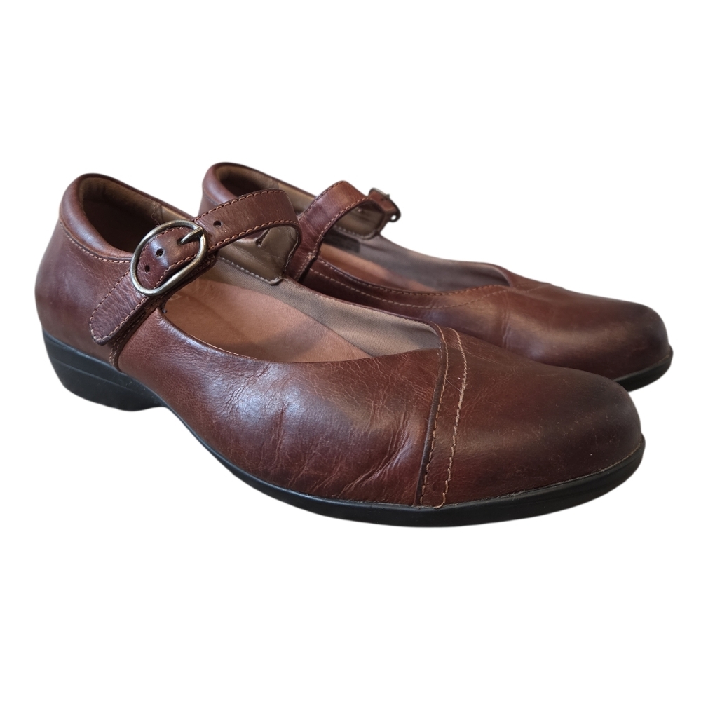 Dansko Fawna Burnished Calf Shoes 37 6.5-7